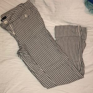 Black/White Stripe Dress Pants